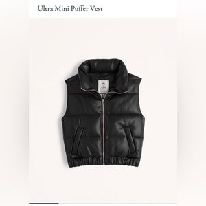 Abercrombie and Fitch Ultra Mini Puffer vest - XS - new with tags